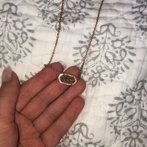 Gold Kendra Scott Elisa Drusy Necklace